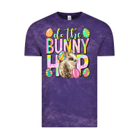 Cloud Purple Do the bunny hop Easter Day Vintage Tee - Neo Western