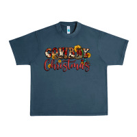 Midnight Navy cowboy christmas Urban Heavy Tee - FaDigitalArtStudio