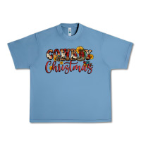 Pebble Blue cowboy christmas Urban Heavy Tee - FaDigitalArtStudio