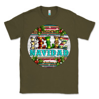 Army Green Christmas feliz navidad Classic Tee - Artiststas