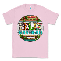 Bubblegum Pink Christmas feliz navidad Classic Tee - Artiststas