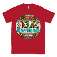 Red Christmas feliz navidad Classic Tee - Artiststas