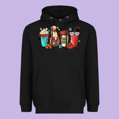 Dog Mama Golden Retriever Heavyweight Hoodie Designed By Maliassmallbusiness