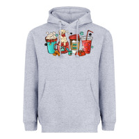 Heather Grey dog mama golden retriever Heavyweight Hoodie - MaliasSmallBusiness