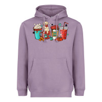 Lavender dog mama golden retriever Heavyweight Hoodie - MaliasSmallBusiness