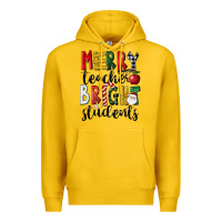 Lemon Merry Teacher Bright Students Christmas Premium Hoodie - LillyAllenDesigns