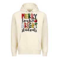 Tofu Merry Teacher Bright Students Christmas Premium Hoodie - LillyAllenDesigns
