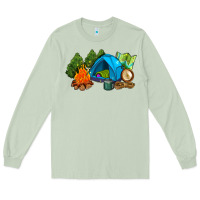 Matcha camp in the woods Long Sleeve Tee - AdoDesignShop