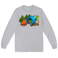 Moon Dust camp in the woods Long Sleeve Tee - AdoDesignShop
