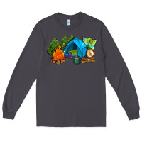 Smoke camp in the woods Long Sleeve Tee - AdoDesignShop