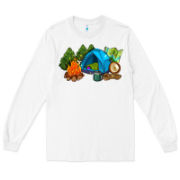White camp in the woods Long Sleeve Tee - AdoDesignShop