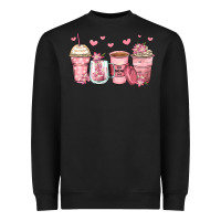Black mother's day floral coffee cups Heavyweight Sweatshirt - Zillion Design Studio