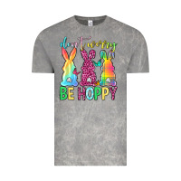 Don't Worry Be Hoppy Easter Day Vintage Tee | Teevron