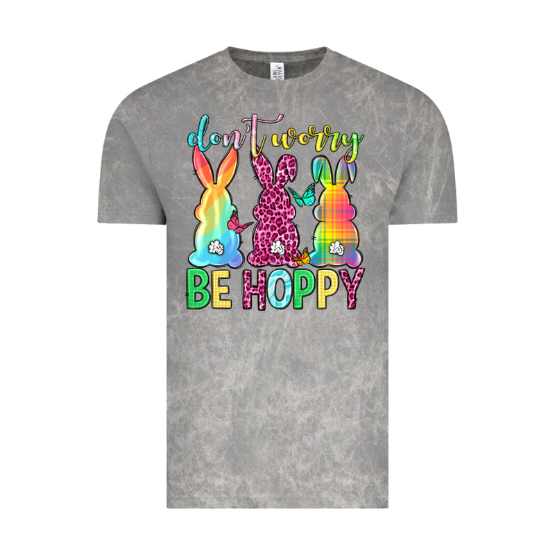 Don't Worry Be Hoppy Easter Day Vintage Tee by Neo Western | Teevron