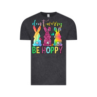 Vintage Black Don't worry be hoppy Easter Day Vintage Tee - Neo Western