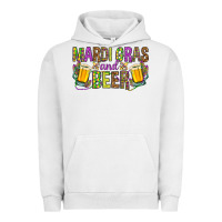 Pigment Lunar Rock Mardi Gras and beer Urban Hoodie - NancyCooperArtShop