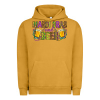 Pigment Peanut Butter Mardi Gras and beer Urban Hoodie - NancyCooperArtShop