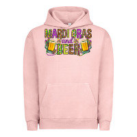 Pigment Salmon Mardi Gras and beer Urban Hoodie - NancyCooperArtShop
