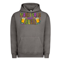 Pigment Tornado Mardi Gras and beer Urban Hoodie - NancyCooperArtShop