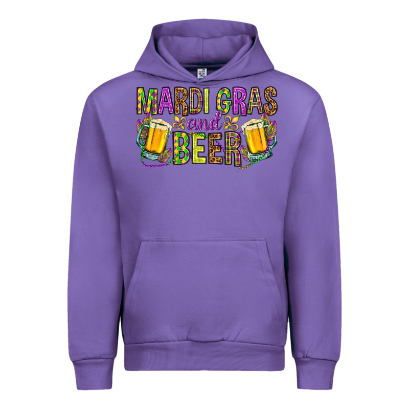 Mardi Gras And Beer Urban Hoodie by NancyCooperArtShop | Teevron