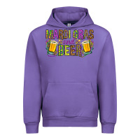 Tulip Mardi Gras and beer Urban Hoodie - NancyCooperArtShop
