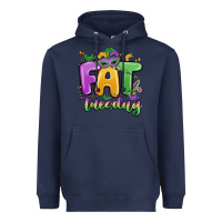 Navy fat tuesday Heavyweight Hoodie - MaliasSmallBusiness