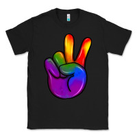 Black pride peace hand Classic Tee - JahusDesignShop