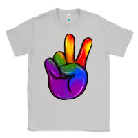 Moon Dust pride peace hand Classic Tee - JahusDesignShop