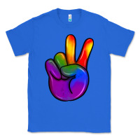 True Royal pride peace hand Classic Tee - JahusDesignShop