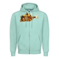 Seafoam humpback turretfish Zipper Hoodie - LillyAllenDesigns