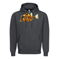 Smoke humpback turretfish Zipper Hoodie - LillyAllenDesigns