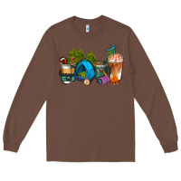 Chestnut camp coffee cups ado Long Sleeve Tee - AdoDesignShop