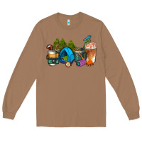 Toasted Coconut camp coffee cups ado Long Sleeve Tee - AdoDesignShop