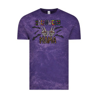 Cloud Purple halloween mama Vintage Tee - CowhideDigitalArt