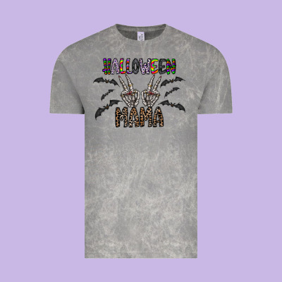Halloween Mama Vintage Tee Designed By Cowhidedigitalart