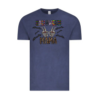 Vintage Denim halloween mama Vintage Tee - CowhideDigitalArt