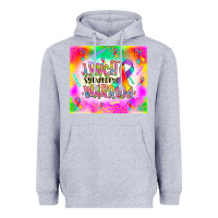 Heather Grey lynch stndrome warrior Heavyweight Hoodie - NancyCooperArtShop