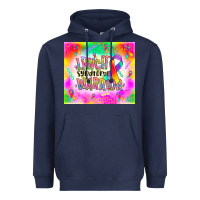 Navy lynch stndrome warrior Heavyweight Hoodie - NancyCooperArtShop