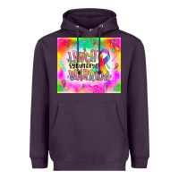 Plum lynch stndrome warrior Heavyweight Hoodie - NancyCooperArtShop