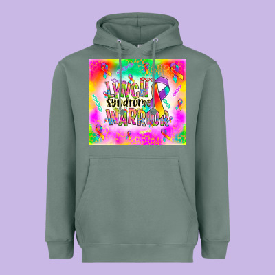 Lynch Stndrome Warrior Heavyweight Hoodie Designed By Nancycooperartshop