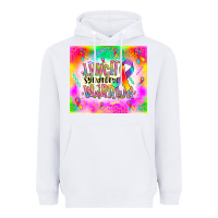 White lynch stndrome warrior Heavyweight Hoodie - NancyCooperArtShop