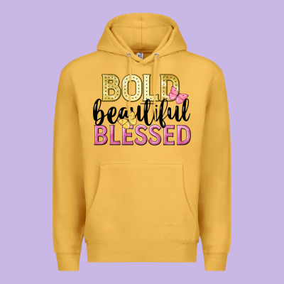 Bold Beautiful Blessed Premium Hoodie Designed By Lillyallendesigns