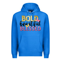 True Royal bold beautiful blessed Premium Hoodie - LillyAllenDesigns