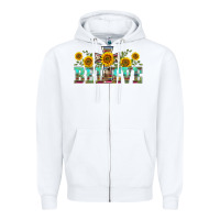 White western believe sunflowers flowers Zipper Hoodie - BarkalooDesign
