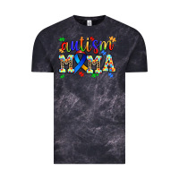 Cloud Black autism mama Vintage Tee - AdoDesignShop