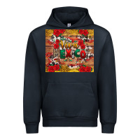 Navy Viva Mexico Urban Hoodie - texasbilliewilder