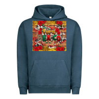 Pigment Midnight Navy Viva Mexico Urban Hoodie - texasbilliewilder