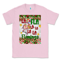 Bubblegum Pink christmas fla la la la la la flamingo air freshener Classic Tee - Artiststas