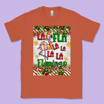 Christmas Fla La La La La La Flamingo Air Freshener Classic Tee Designed By Artiststas