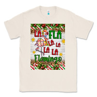 Natural christmas fla la la la la la flamingo air freshener Classic Tee - Artiststas